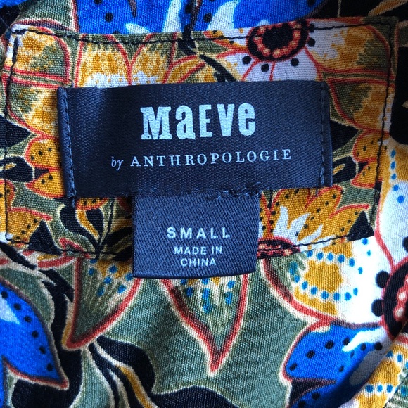 Anthropologie Maeve Imogen Midi Dress Mini Daisy Small OB1135023 - Picture 10 of 14